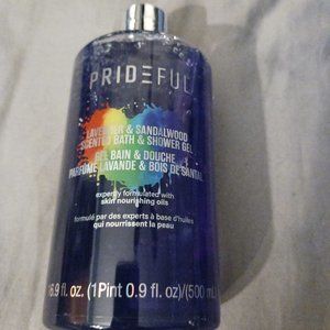 NWT! PRIDEFUL LAVENDER & SANDALWOOD Body Wash